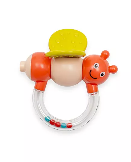 Rammelaar met Geluidseffect en Bijtring - Baby Speelgoed