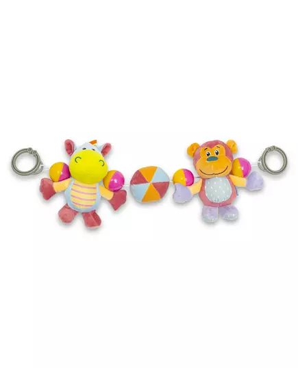 Speelgoedketting Pluchen Dieren met Grijpringen
