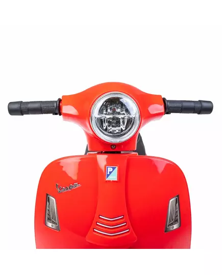 Vespa Kinder Scooter rood - Elektrisch met Zijwieltjes