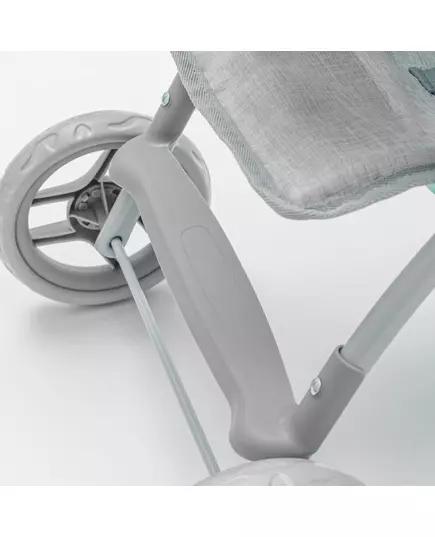 Sportwandelwagen Lichtgrijs Mintgroen Ergonomisch
