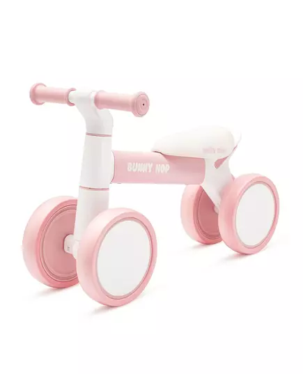 Loopfiets Roze Wit - Ergonomische Zitting