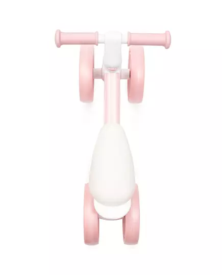 Loopfiets Roze Wit - Ergonomische Zitting