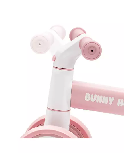 Loopfiets Roze Wit - Ergonomische Zitting
