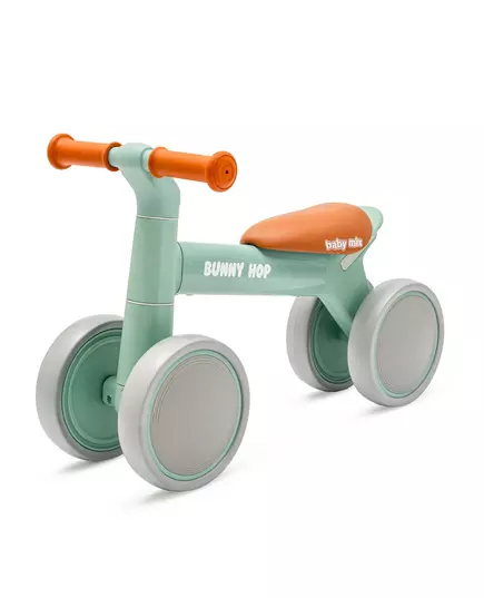 Driewielige loopfiets mintgroen - ergonomisch en stevig