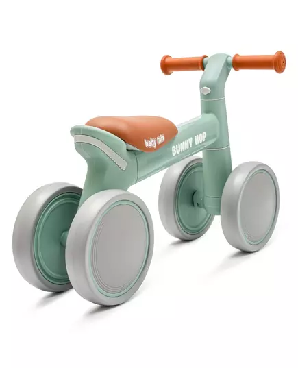 Driewielige loopfiets mintgroen - ergonomisch en stevig