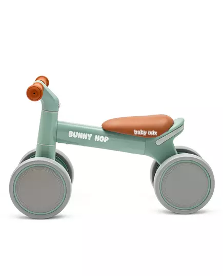 Driewielige loopfiets mintgroen - ergonomisch en stevig
