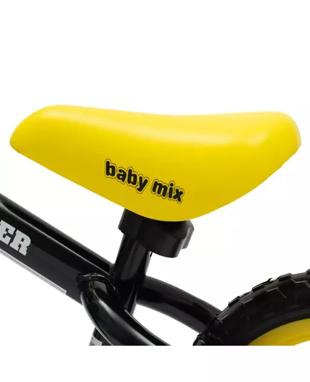 Loopfiets Zwart - Lichtgewist peuterfiets