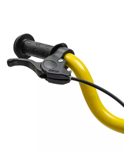 Loopfiets Zwart Geel - Lichtgewist peuterfiets