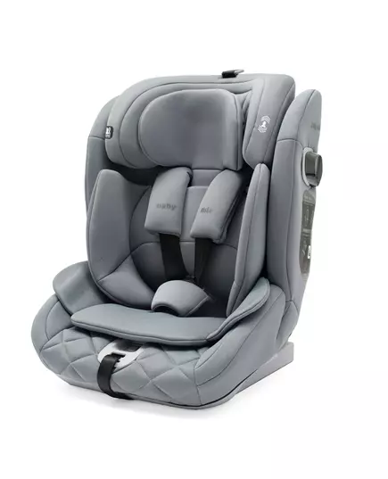 Autostoel i-Size Grijs - Verstelbare Hoofdsteun - Isofix