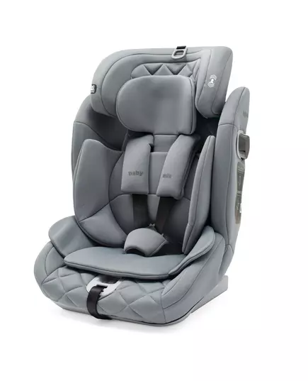 Autostoel i-Size Grijs - Verstelbare Hoofdsteun - Isofix