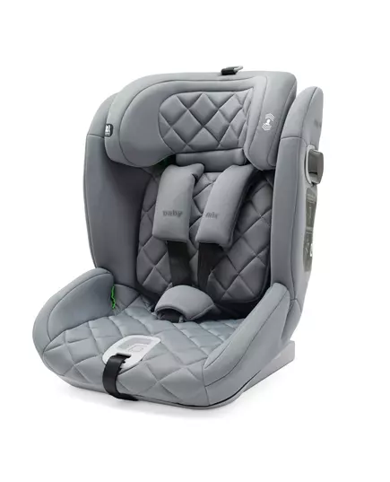 Autostoel i-Size Grijs - Verstelbare Hoofdsteun - Isofix