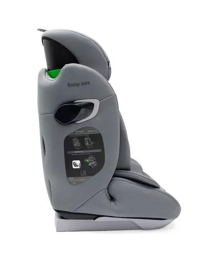 Autostoel i-Size Grijs - Verstelbare Hoofdsteun - Isofix