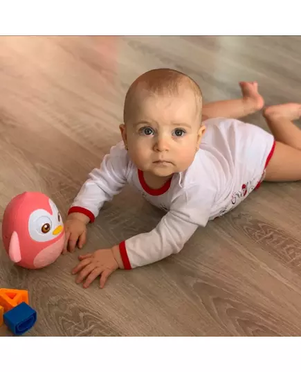 Schommelpinguïn Roze - Pluche Speelgoedfiguur
