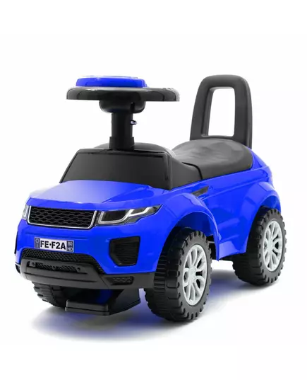 Blauwe SUV Loopauto met Zwarte Zitting voor Peuters