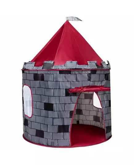 Kindertent Kasteel - Grijs Zwart - Speeltent