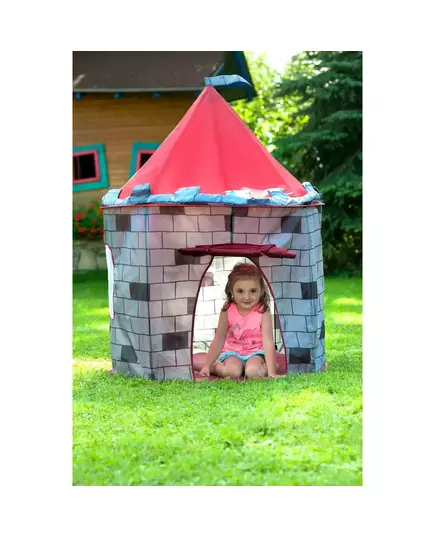 Kindertent Kasteel - Grijs Zwart - Speeltent