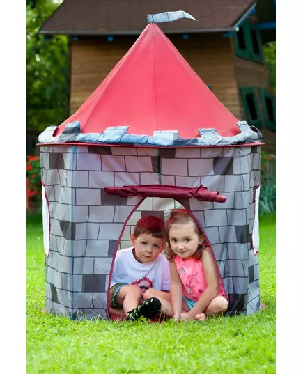 Kindertent Kasteel - Grijs Zwart - Speeltent