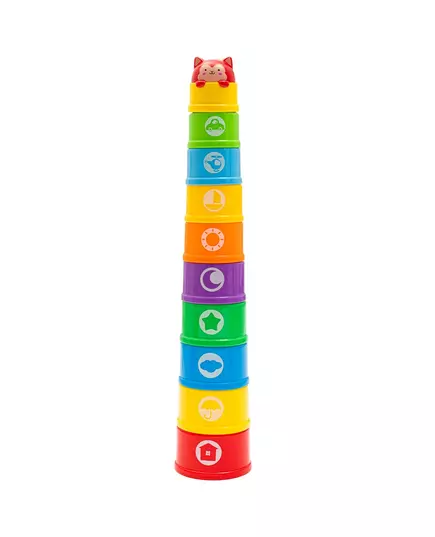Stapelbekers met Kleurensymbolen - Peuterspeelgoed
