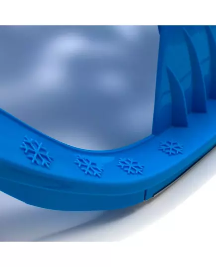 Rode Sneeuwslee met Rugleuning en Veiligheidsriem