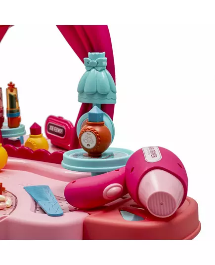 Kinderkaptafel Roze - Inclusief Accessoires & Spiegel