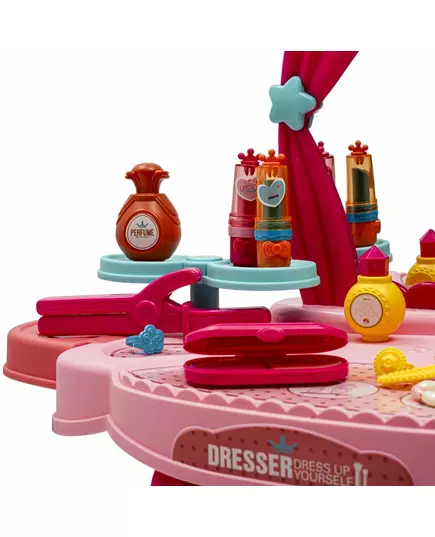 Kinderkaptafel Roze - Inclusief Accessoires & Spiegel