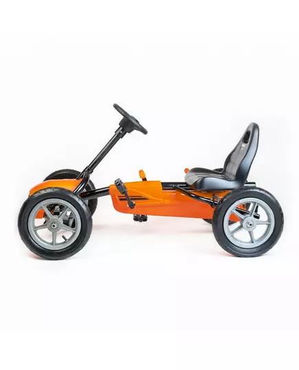 Go-kart Oranje met Comfortabel Zitje en Stevige Wielen