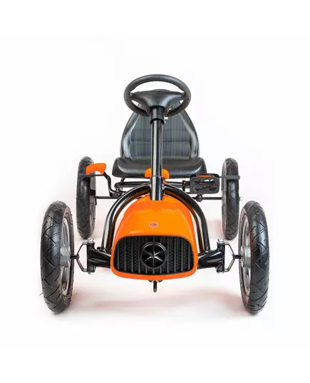Go-kart Oranje met Comfortabel Zitje en Stevige Wielen