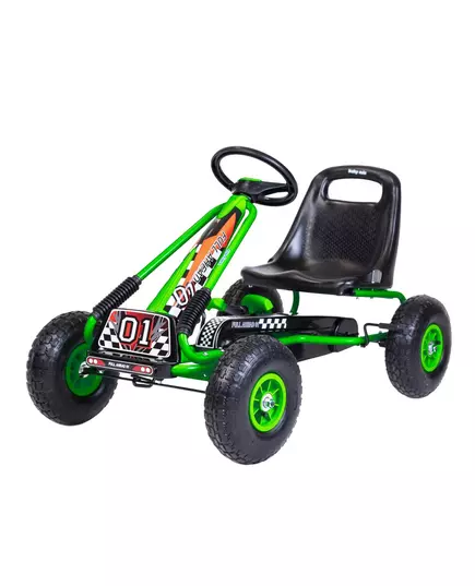 Felgroene Go-kart voor Kinderen - Sportief en Veilig