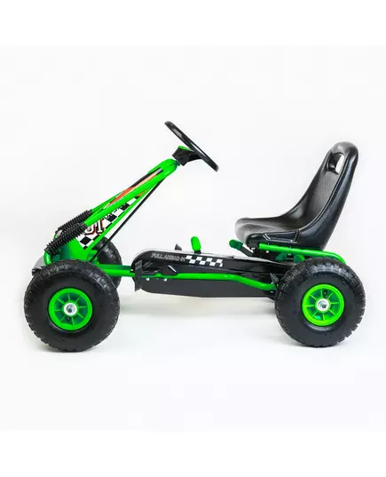Felgroene Go-kart voor Kinderen - Sportief en Veilig