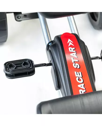 Go-kart Trapauto met Ergonomisch Zitje - Zilver Oranje