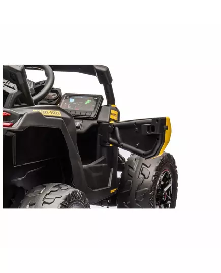 Can-Am Off-road Kinderbuggy - Geel/Zwart - Elektrisch