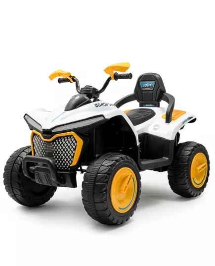 Kinderquad Elektrisch Wit/Oranje - Off-road Voertuig