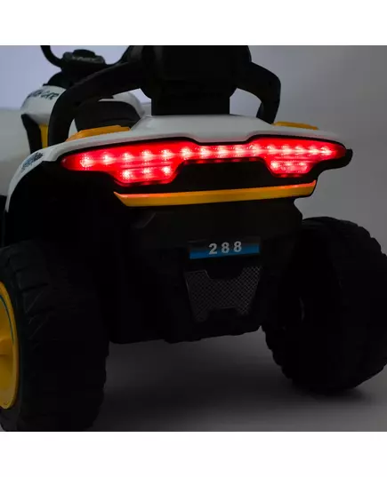Kinderquad Elektrisch Wit/Oranje - Off-road Voertuig