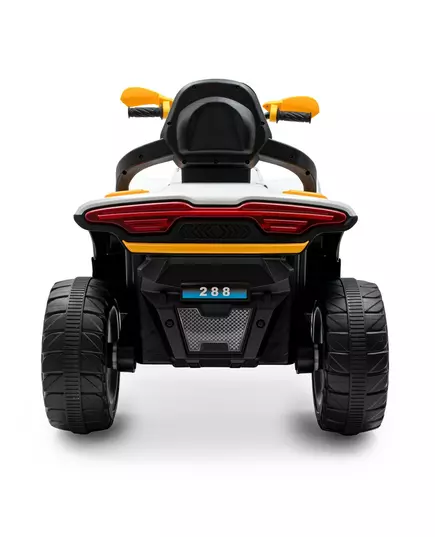 Kinderquad Elektrisch Wit/Oranje - Off-road Voertuig