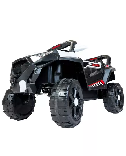 Elektrische 4x4 Kinderauto - Wit/Zwart - Bestuurbaar