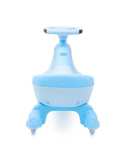 Wiggle Car Lichtblauw met LED - Stuur zonder pedalen