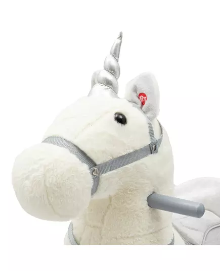 Unicorn Schommelpaard - Pluchen Eenhoorn met Melodie