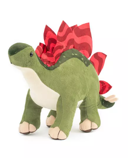 Pluche Stegosaurus Knuffel - Groene Dino 38 cm