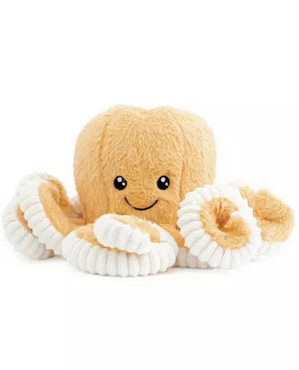 Pluche Octopus Knuffel - Lichtoranje - 17cm
