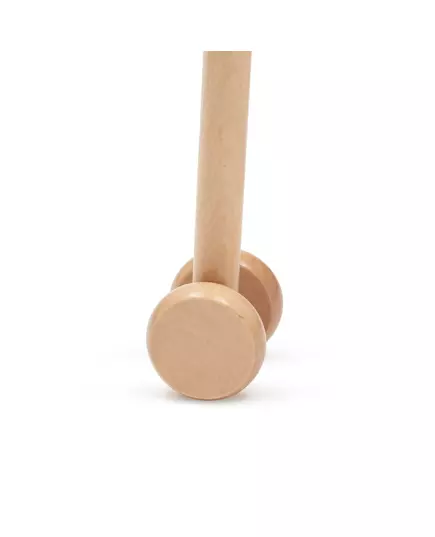 Rosie Pluche Roze Stokpaard met Wielen en Geluid