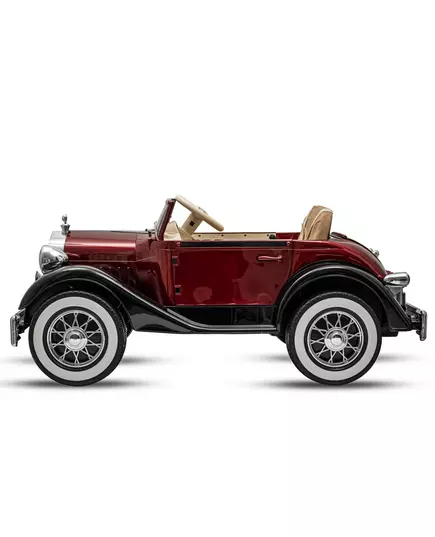 Classic Jaren 30 Speelgoedauto - Bordeauxrood Retro