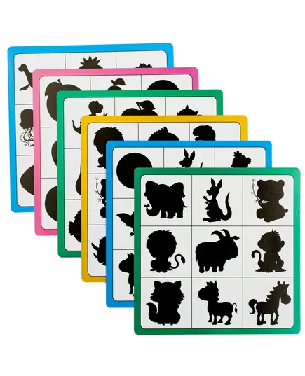 Educatief Dierenherkenning Spelbord - Silhouet matchen