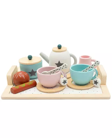 Montessori Houten Theeset met Kopjes en accessoires