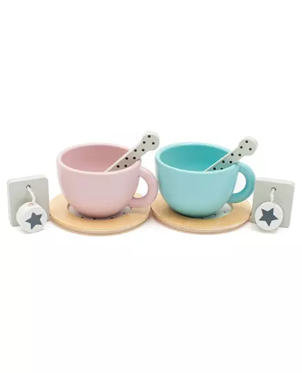 Montessori Houten Theeset met Kopjes en accessoires