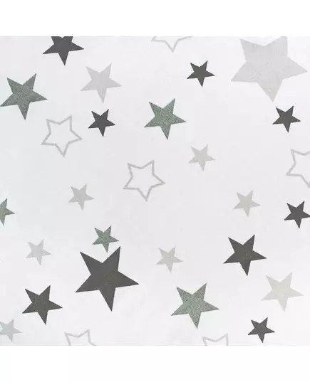 Luxe Babynestje Sterrenpatroon Grijs met Dekentje