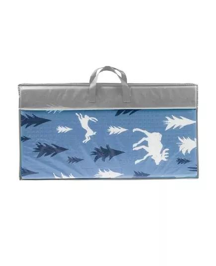 Gevouwen speelmat met bomen en dieren - Blauw/Wit