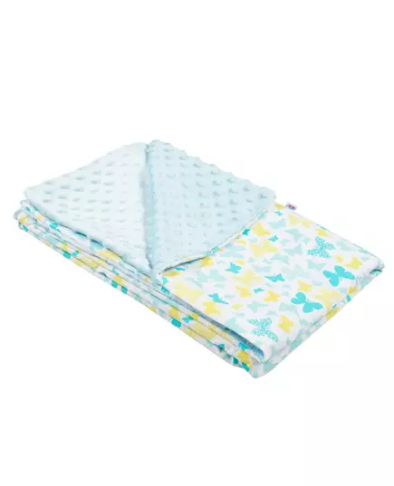Educatieve minky babydeken 80x102 cm - Hypoallergeen