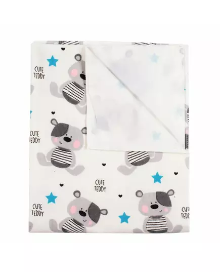 Flanellen luiervoldoek - Waterproof - Teddybeerpatroon