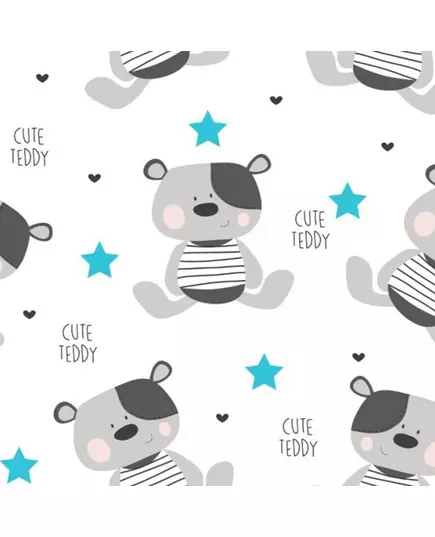 Flanellen luiervoldoek - Waterproof - Teddybeerpatroon