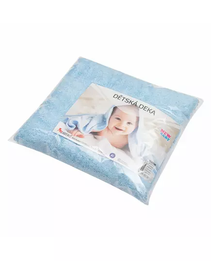 Babydeken 90x80 cm - Blauw - Warm & Zacht